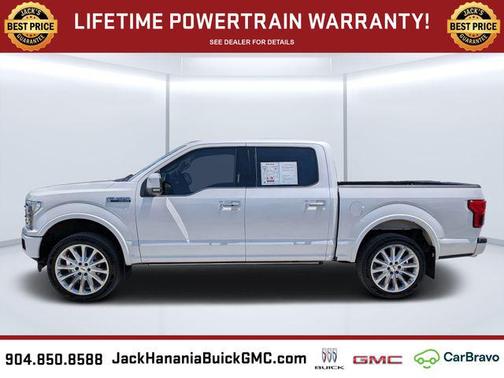 White Platinum Metallic Tri-Coat 2019 Ford F-150 Limited