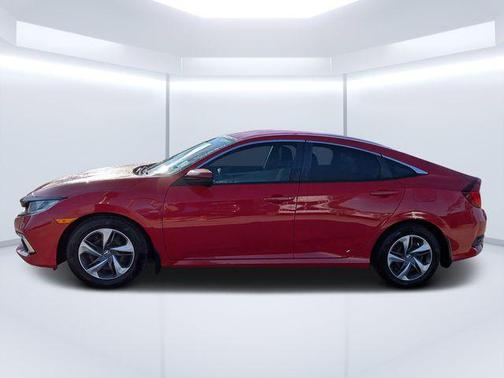 Molten Lava 2019 Honda Civic LX