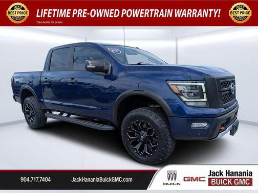 Deep Blue Pearl Metallic 2021 Nissan Titan PRO-4X