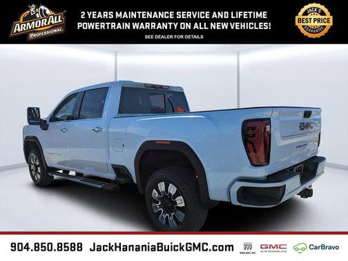 Glacier White Tricoat 2026 GMC Sierra 3500 Denali