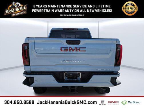 Glacier White Tricoat 2026 GMC Sierra 3500 Denali