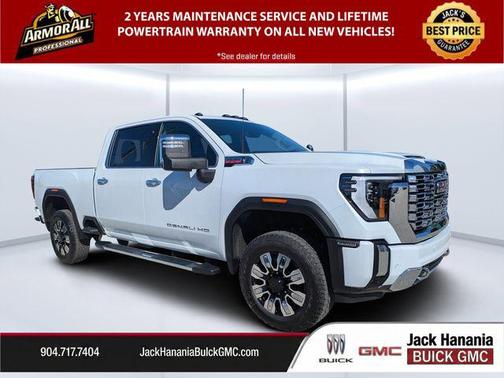 Glacier White Tricoat 2026 GMC Sierra 3500 Denali