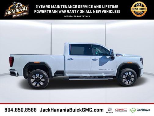 Glacier White Tricoat 2026 GMC Sierra 3500 Denali