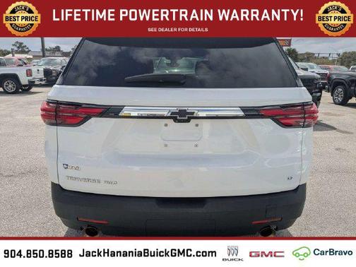 Summit White 2023 Chevrolet Traverse LT Leather