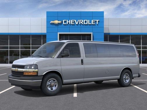 Silver Ice Metallic 2026 Chevrolet Express 3500 3500 Extended Wheelbase, LT, RWD