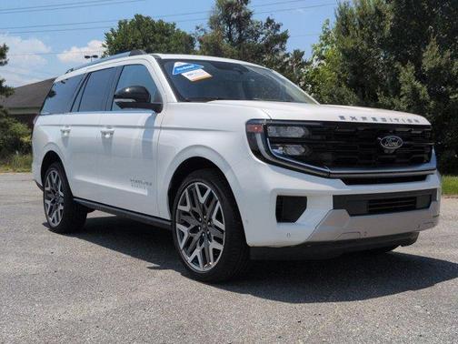 White Metallic 2025 Ford Expedition Platinum