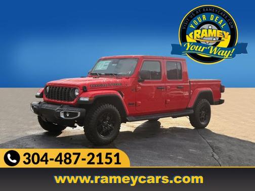 Firecracker Red Clearcoat 2025 Jeep Gladiator High Tide Truck
