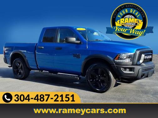 Hydro Blue Pearlcoat 2020 RAM 1500 Classic Warlock Quad Cab 4x4 6'4' Box