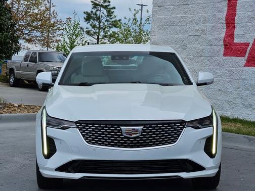 Summit White 2023 Cadillac CT4 Premium Luxury