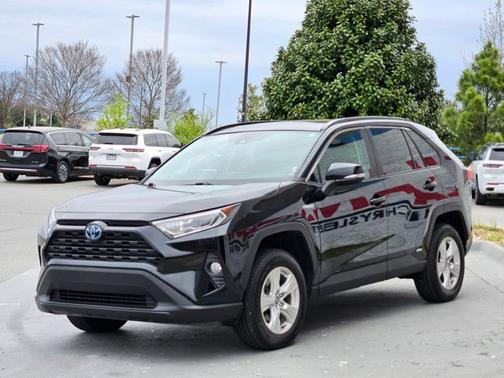 Midnight Black Metallic 2021 Toyota RAV4 Hybrid XLE