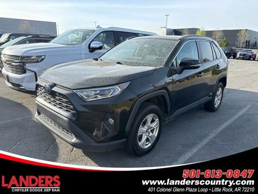 Midnight Black Metallic 2021 Toyota RAV4 Hybrid XLE