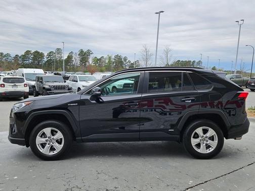Midnight Black Metallic 2021 Toyota RAV4 Hybrid XLE