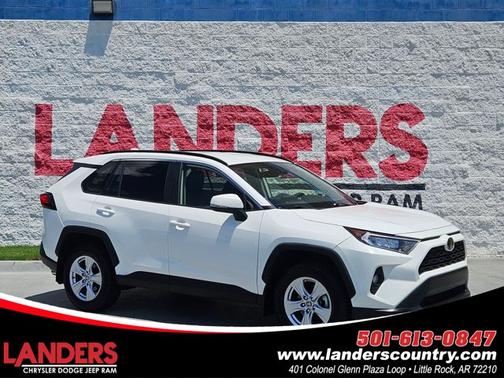 Super White 2021 Toyota RAV4 XLE