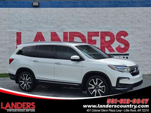Platinum White Pearl 2021 Honda Pilot Touring 7-Passenger
