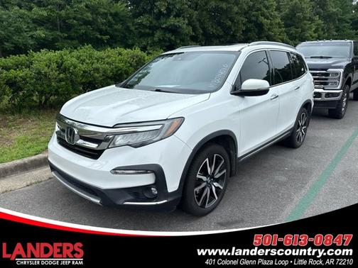 Platinum White Pearl 2021 Honda Pilot Touring 7-Passenger