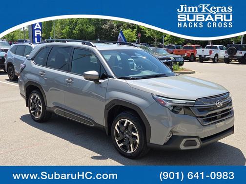 River Rock Pearl 2025 Subaru Forester Limited Hybrid