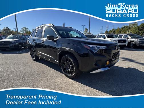 Crystal Black Silica 2026 Subaru Forester Wilderness