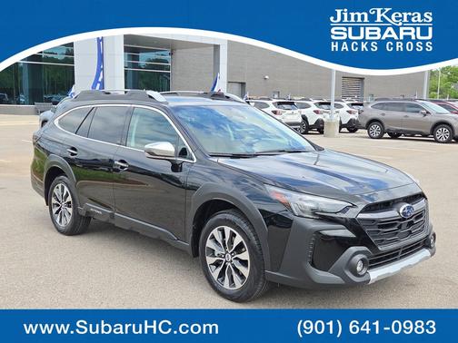 Crystal Black Silica 2023 Subaru Outback Touring XT