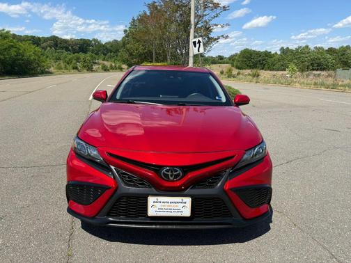 Supersonic Red 2021 Toyota Camry SE