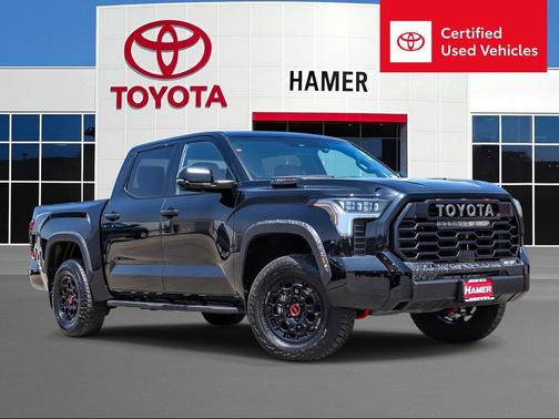 Midnight Black Metallic 2025 Toyota Tundra Hybrid TRD Pro