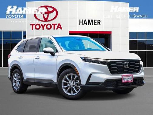 Platinum White Pearl 2025 Honda CR-V EX