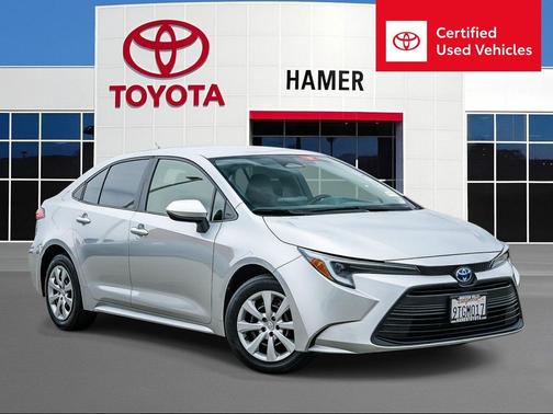Classic Silver Metallic 2025 Toyota Corolla Hybrid LE