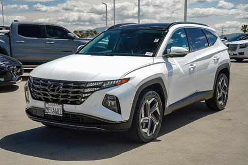 Quartz White 2022 Hyundai TUCSON Hybrid Limited