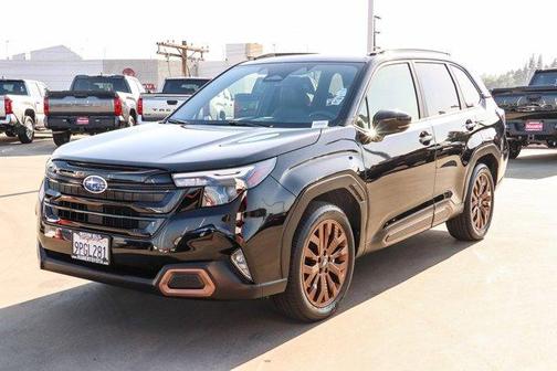 Crystal Black Silica 2025 Subaru Forester Sport