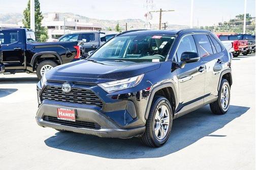 Midnight Black Metallic 2024 Toyota RAV4 Hybrid LE