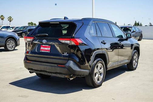 Midnight Black Metallic 2024 Toyota RAV4 Hybrid LE