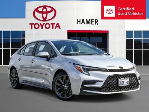 Classic Silver Metallic 2024 Toyota Corolla XSE