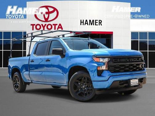 Glacier Blue Metallic 2023 Chevrolet Silverado 1500 Custom