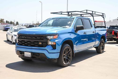Glacier Blue Metallic 2023 Chevrolet Silverado 1500 Custom