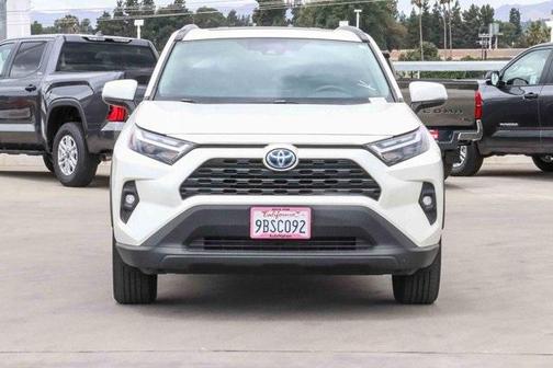 Blizzard Pearl 2022 Toyota RAV4 Hybrid XLE Premium