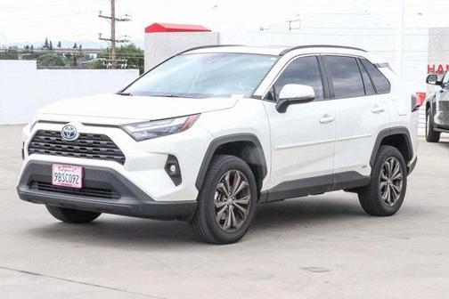 Blizzard Pearl 2022 Toyota RAV4 Hybrid XLE Premium