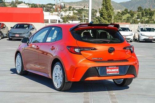Inferno Red 2026 Toyota Corolla Hatchback SE