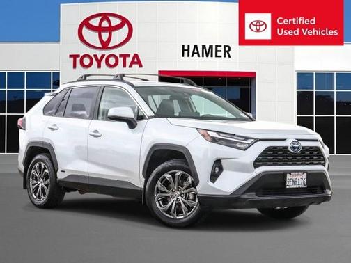 Wind Chill Pearl 2023 Toyota RAV4 Hybrid XLE Premium