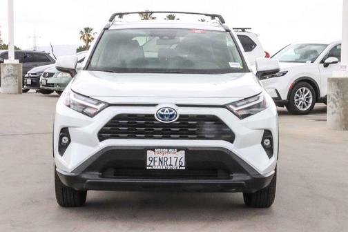 Wind Chill Pearl 2023 Toyota RAV4 Hybrid XLE Premium