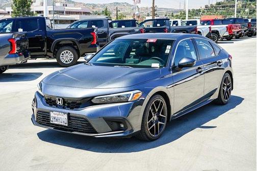 Sonic Gray Pearl 2024 Honda Civic Sport Touring