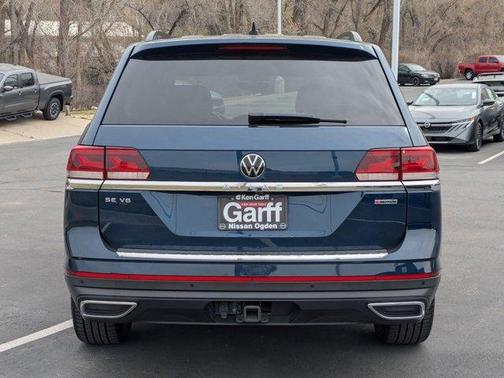 Tourmaline Blue Metallic 2022 Volkswagen Atlas 3.6L SE w/Technology