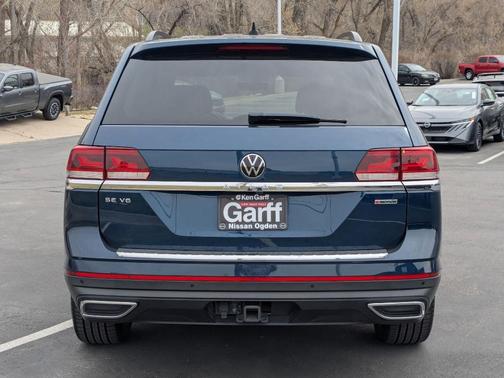 Tourmaline Blue Metallic 2022 Volkswagen Atlas 3.6L SE w/Technology