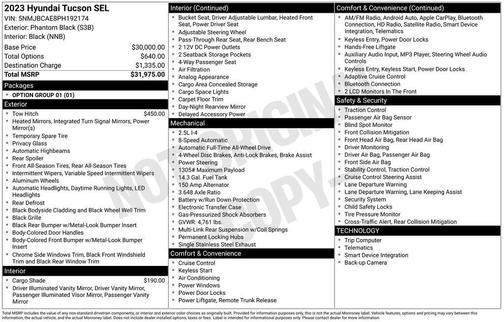 2023 Hyundai TUCSON SEL
