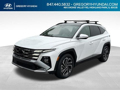 White Pearl 2025 Hyundai TUCSON Limited