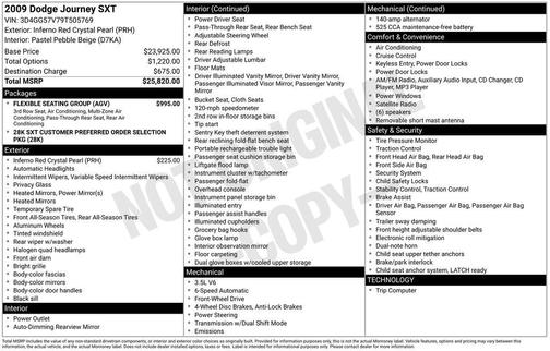 2009 Dodge Journey SXT