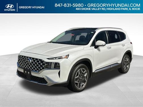 Quartz White 2021 Hyundai SANTA FE Limited
