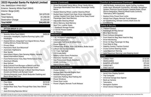 2023 Hyundai SANTA FE HEV Limited