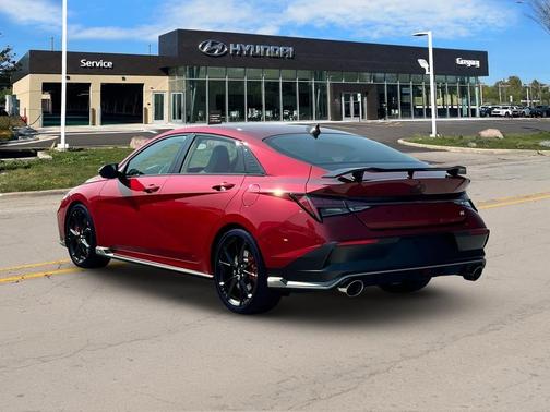 Red 2025 Hyundai ELANTRA N Base