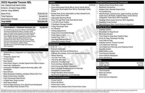 2022 Hyundai TUCSON SEL