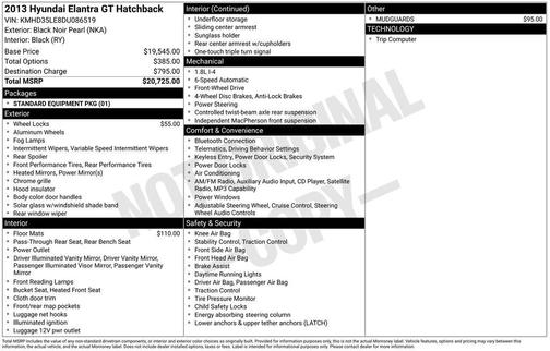2013 Hyundai Elantra GT Base