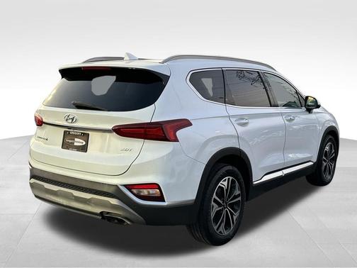 Quartz White 2019 Hyundai SANTA FE 2.0T Ultimate